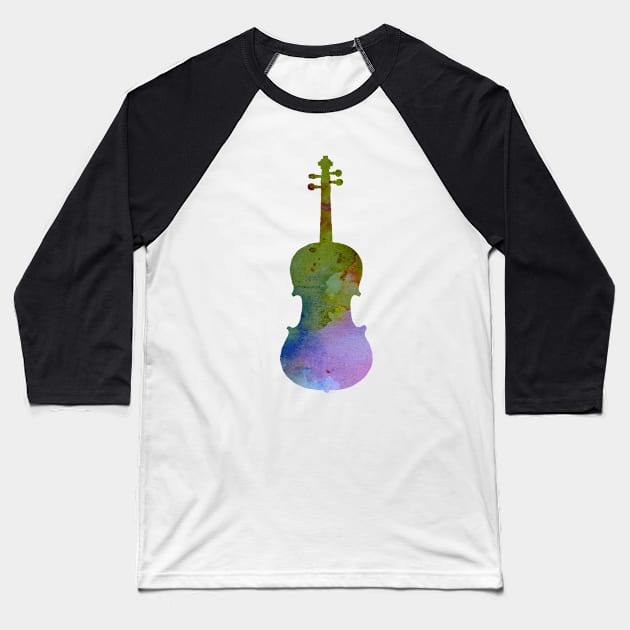 Viola Baseball T-Shirt by BittenByErmines